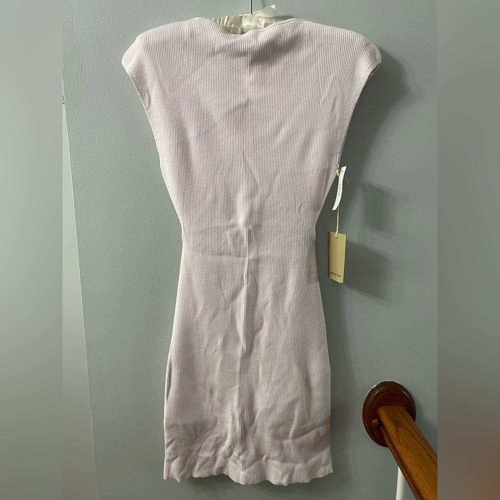 Aritzia Tencel Soft Lavender Mini Dress NWT
